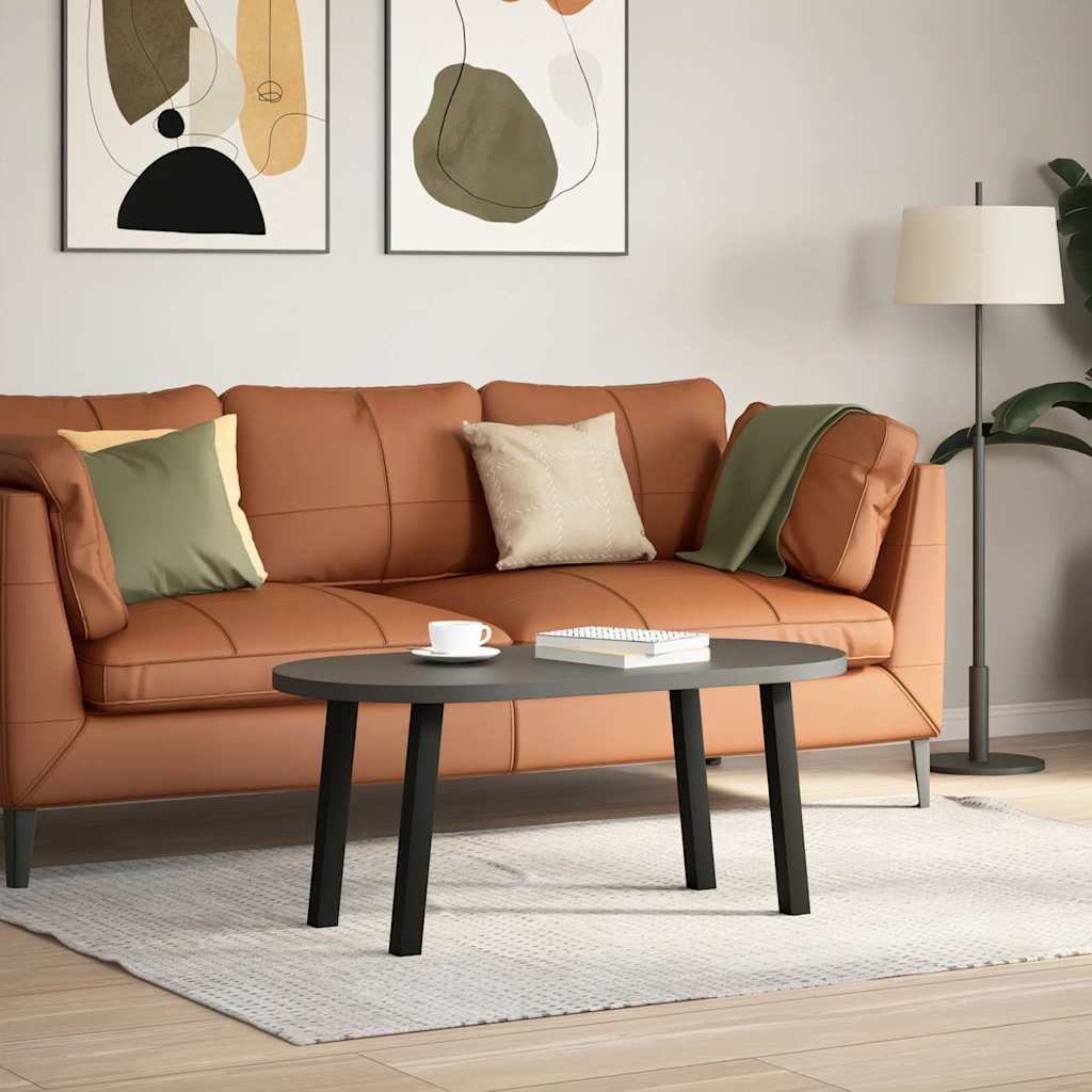 vidaXL Couchtischbeine 4 Stk. Schwarz 42 cm Stahl