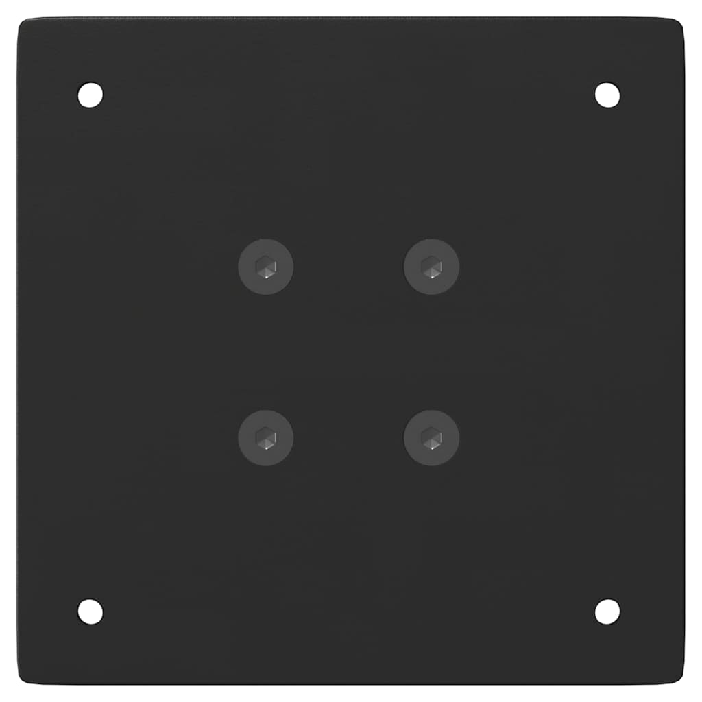 vidaXL Couchtischbeine 4 Stk. Schwarz 42 cm Stahl