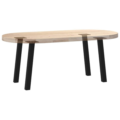 vidaXL Couchtischbeine 4 Stk. Schwarz 42 cm Stahl