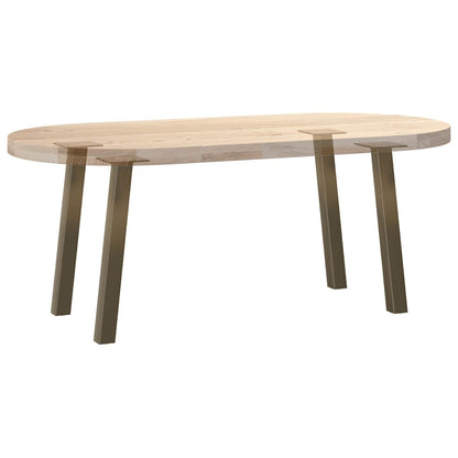 vidaXL Pieds de table basse 4 pcs Acier brut 42 cm Acier