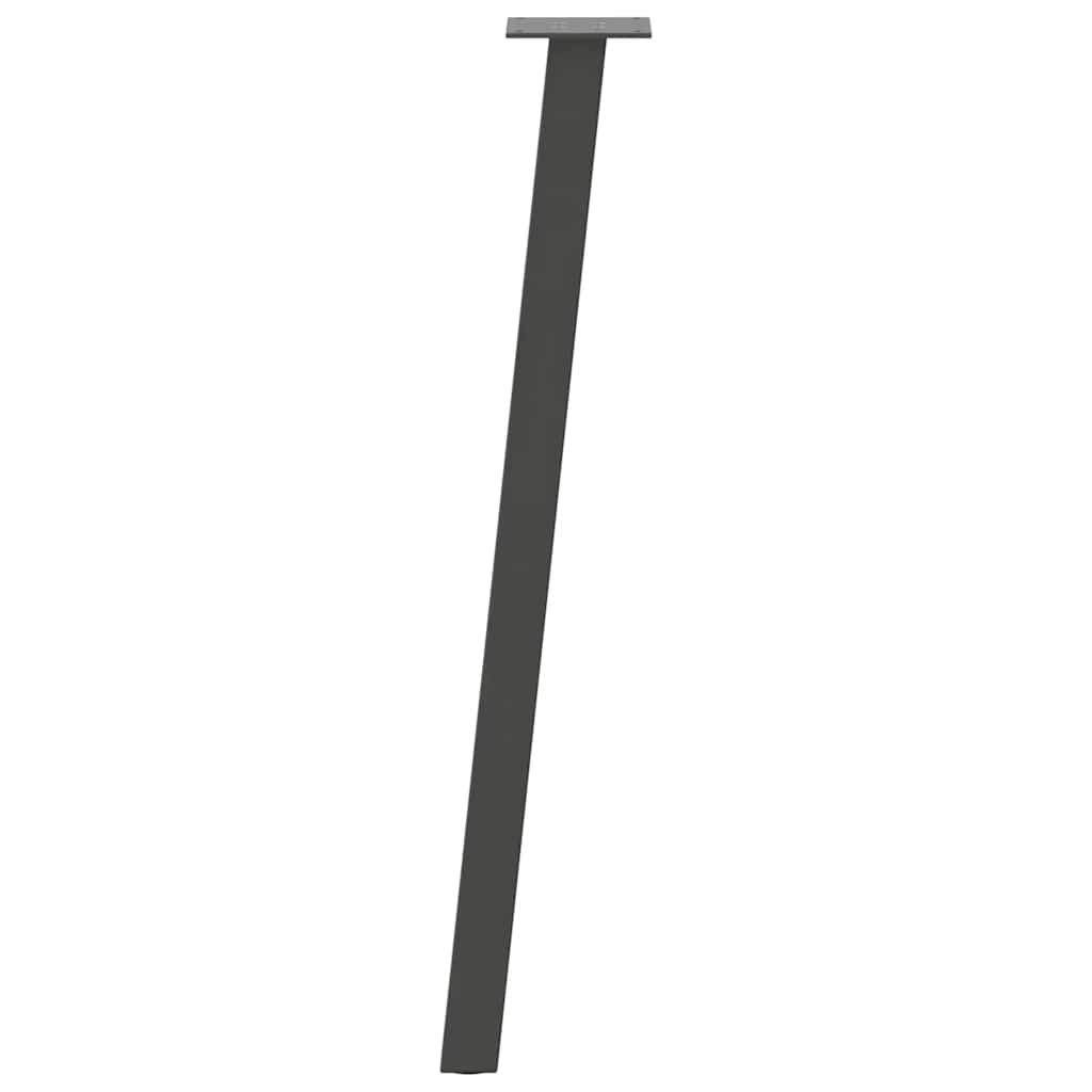 vidaXL Konsolentischbeine 4 Stk. Anthrazit 72 cm Stahl