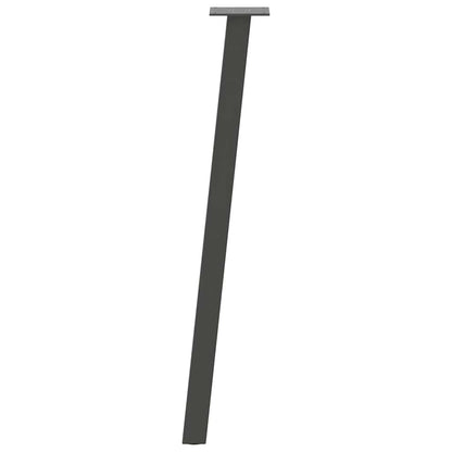 vidaXL Konsolentischbeine 4 Stk. Anthrazit 72 cm Stahl