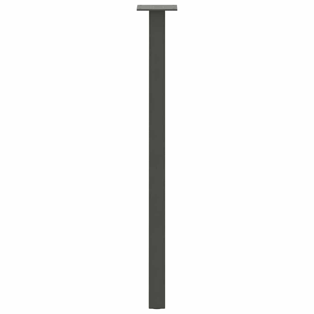 vidaXL Konsolentischbeine 4 Stk. Anthrazit 72 cm Stahl
