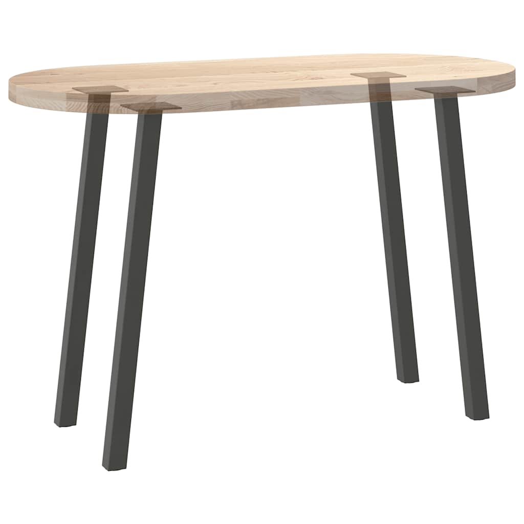 vidaXL Konsolentischbeine 4 Stk. Anthrazit 72 cm Stahl