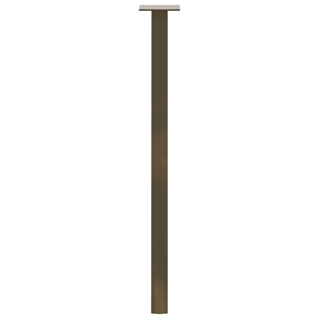 vidaXL Konsolentischbeine 4 Stk. Naturstahl 72 cm Stahl