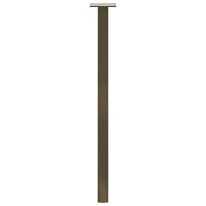vidaXL Konsolentischbeine 4 Stk. Naturstahl 72 cm Stahl