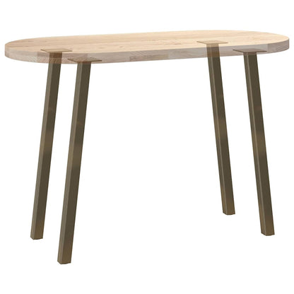 vidaXL Konsolentischbeine 4 Stk. Naturstahl 72 cm Stahl