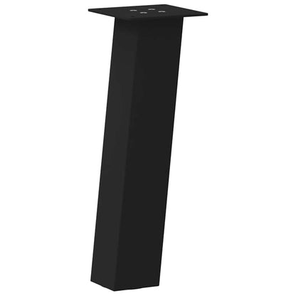 vidaXL Couchtischbeine 4 Stk. Schwarz 30 cm Stahl