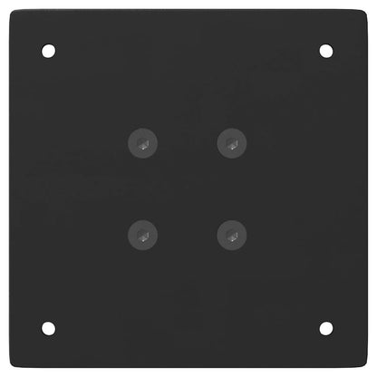 vidaXL Couchtischbeine 4 Stk. Schwarz 30 cm Stahl