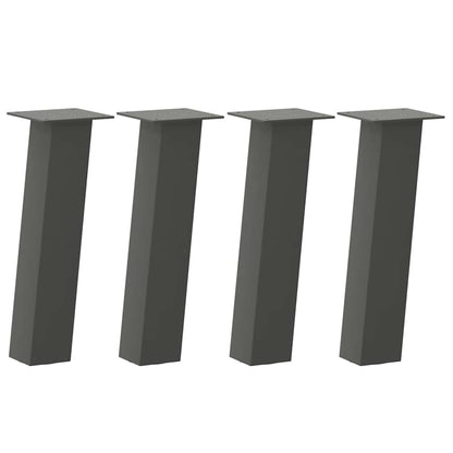 vidaXL Couchtischbeine 4 Stk. Anthrazit 30 cm Stahl