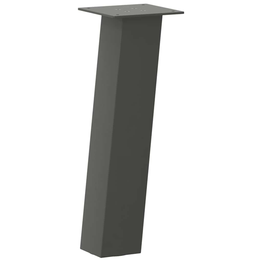 vidaXL Couchtischbeine 4 Stk. Anthrazit 30 cm Stahl