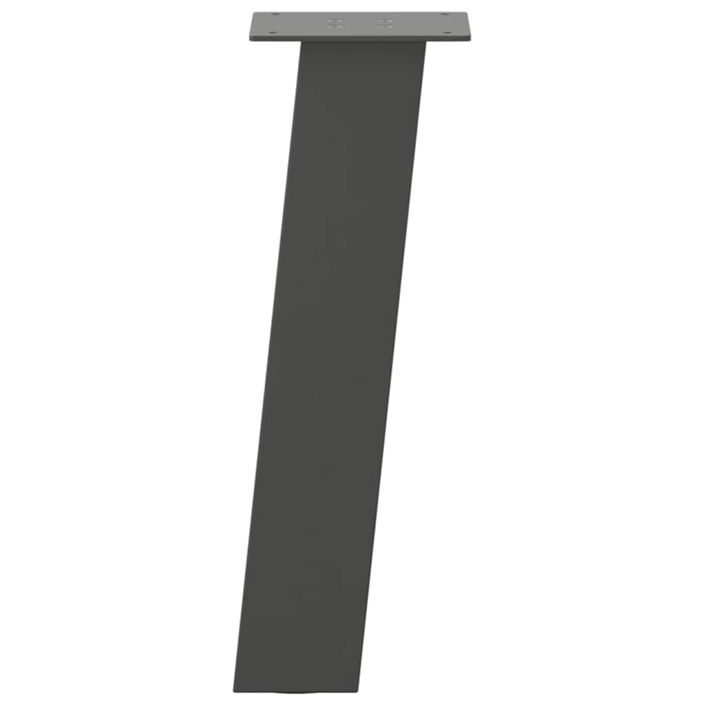 vidaXL Couchtischbeine 4 Stk. Anthrazit 30 cm Stahl