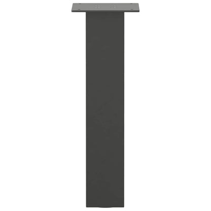 vidaXL Couchtischbeine 4 Stk. Anthrazit 30 cm Stahl