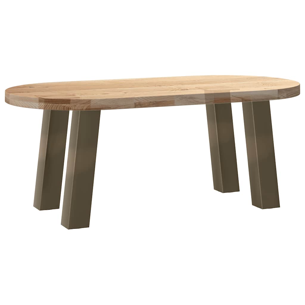 vidaXL Couchtischbeine 4 Stk. Naturstahl 42 cm Stahl