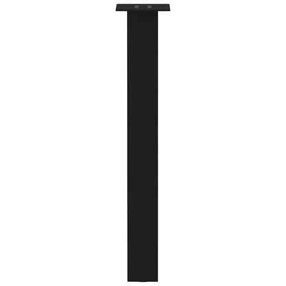 vidaXL Konsolentischbeine 4 Stk. Schwarz 72 cm Stahl