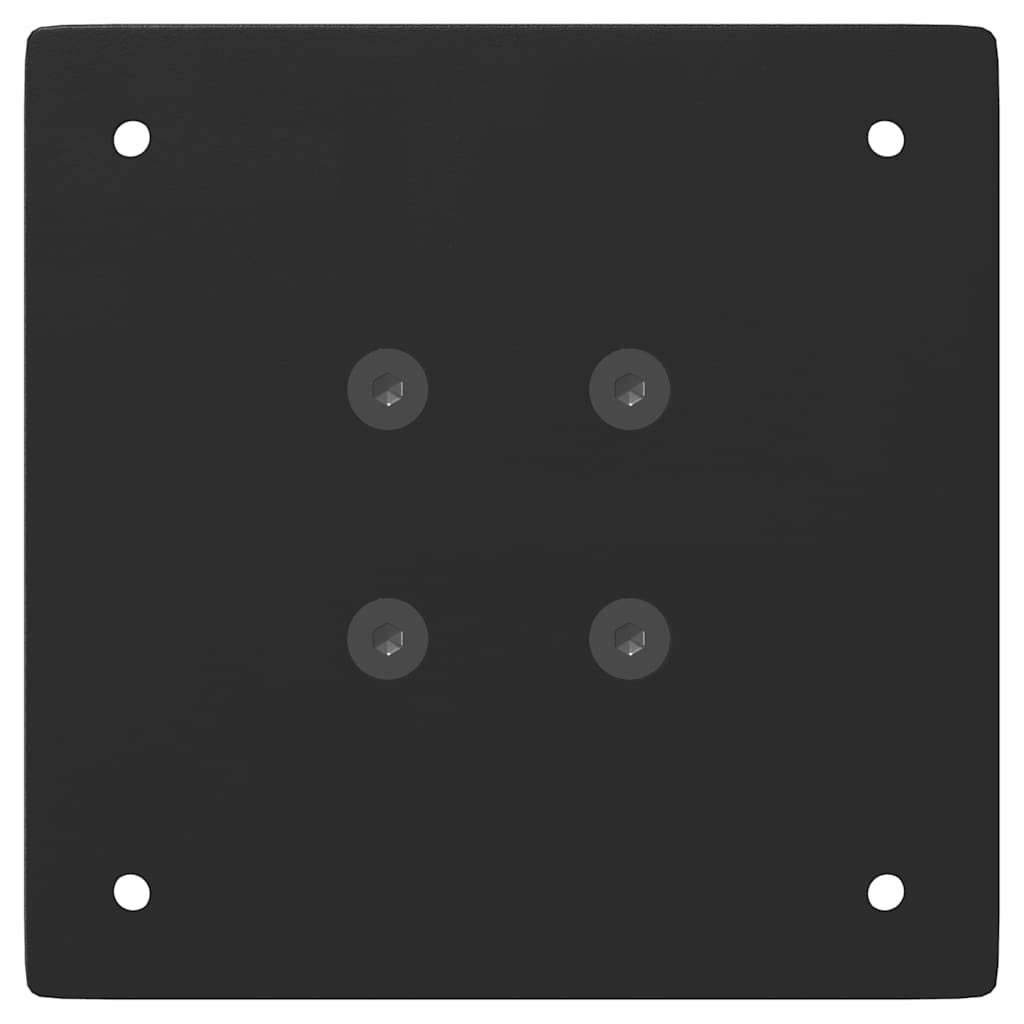 vidaXL Konsolentischbeine 4 Stk. Schwarz 72 cm Stahl