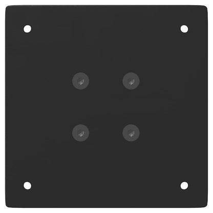 vidaXL Konsolentischbeine 4 Stk. Schwarz 72 cm Stahl