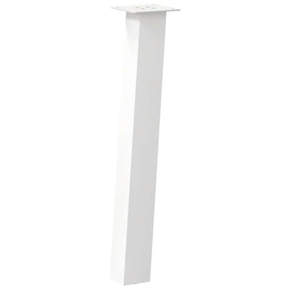vidaXL Konsolentischbeine 4 Stk. Weiß 72 cm Stahl