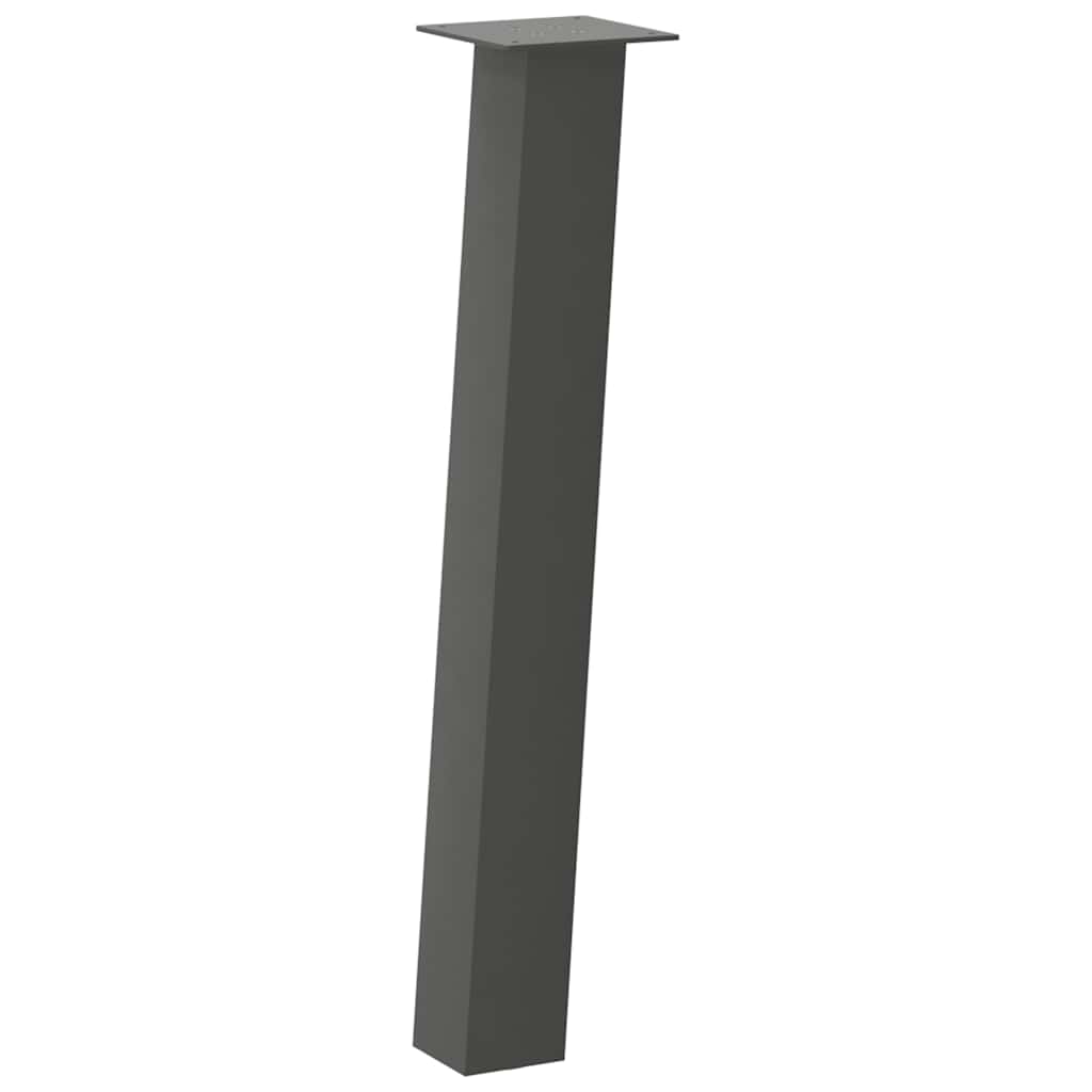 vidaXL Konsolentischbeine 4 Stk. Anthrazit 72 cm Stahl