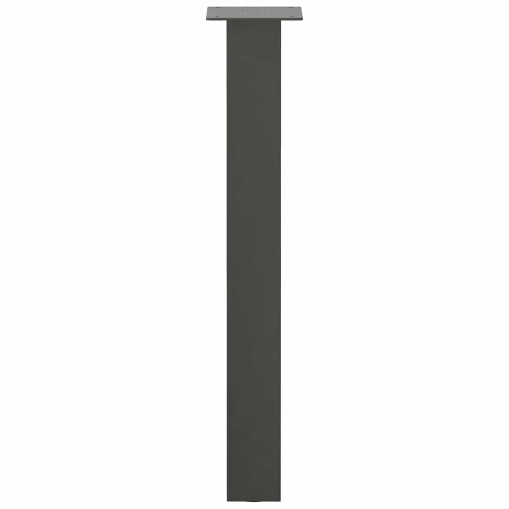 vidaXL Konsolentischbeine 4 Stk. Anthrazit 72 cm Stahl