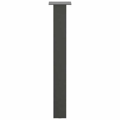 vidaXL Konsolentischbeine 4 Stk. Anthrazit 72 cm Stahl