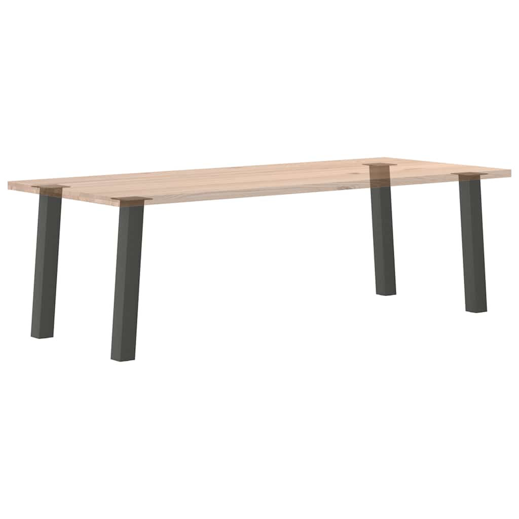 vidaXL Konsolentischbeine 4 Stk. Anthrazit 72 cm Stahl
