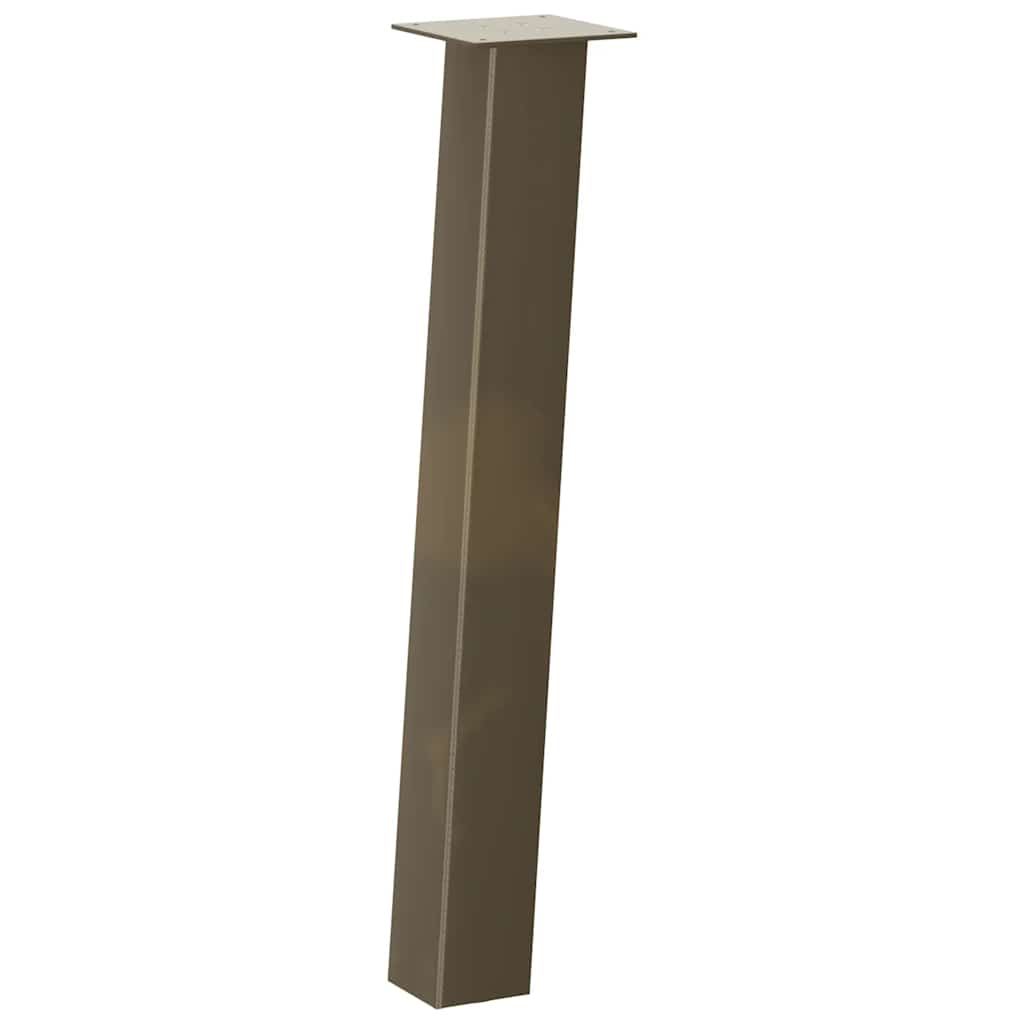 vidaXL Konsolentischbeine 4 Stk. Naturstahl 72 cm Stahl