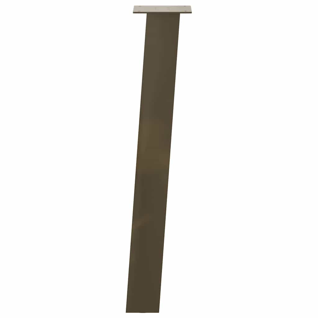 vidaXL Konsolentischbeine 4 Stk. Naturstahl 72 cm Stahl