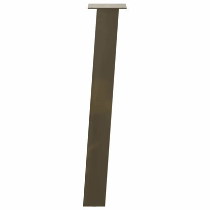 vidaXL Konsolentischbeine 4 Stk. Naturstahl 72 cm Stahl