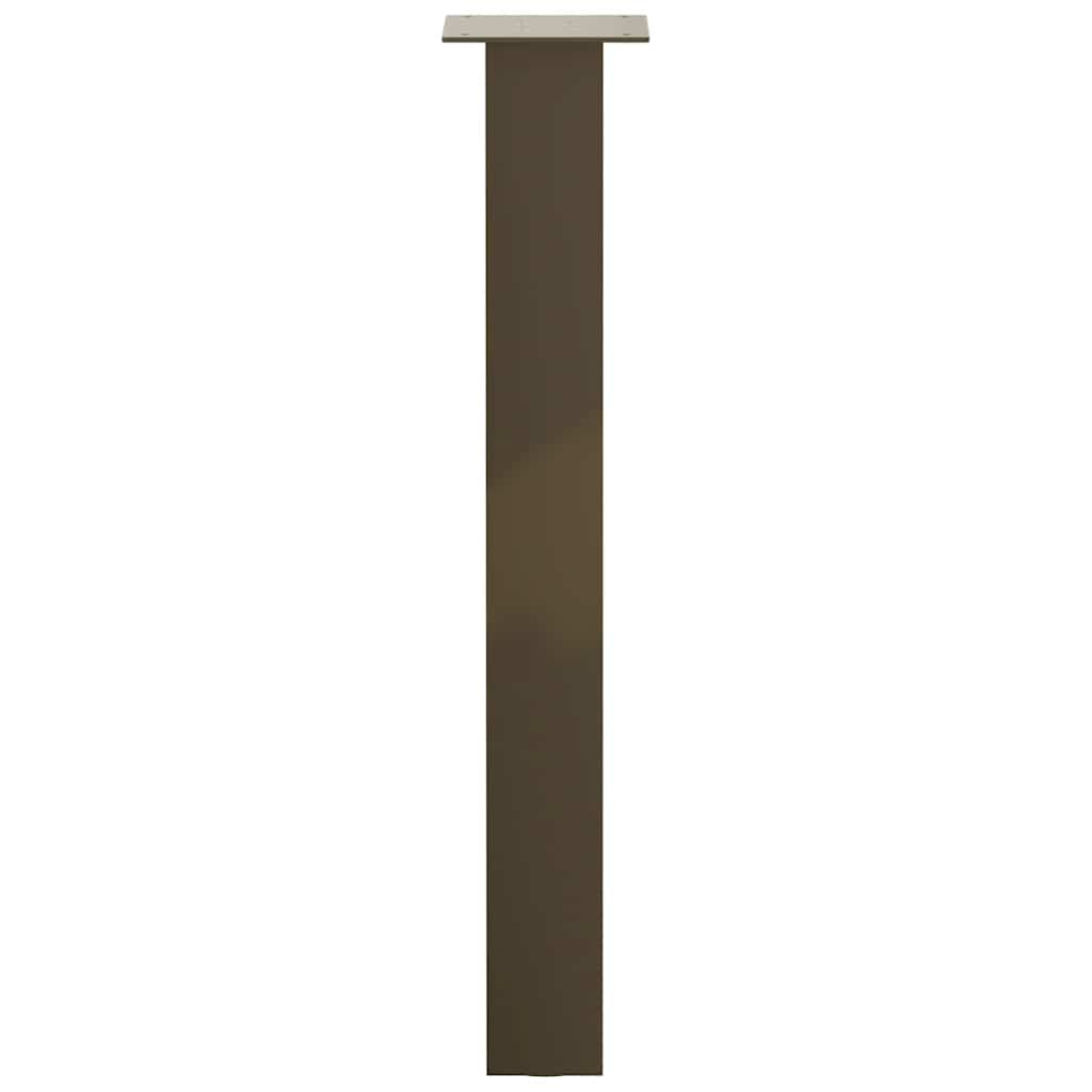 vidaXL Konsolentischbeine 4 Stk. Naturstahl 72 cm Stahl