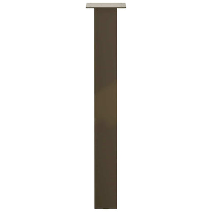 vidaXL Konsolentischbeine 4 Stk. Naturstahl 72 cm Stahl
