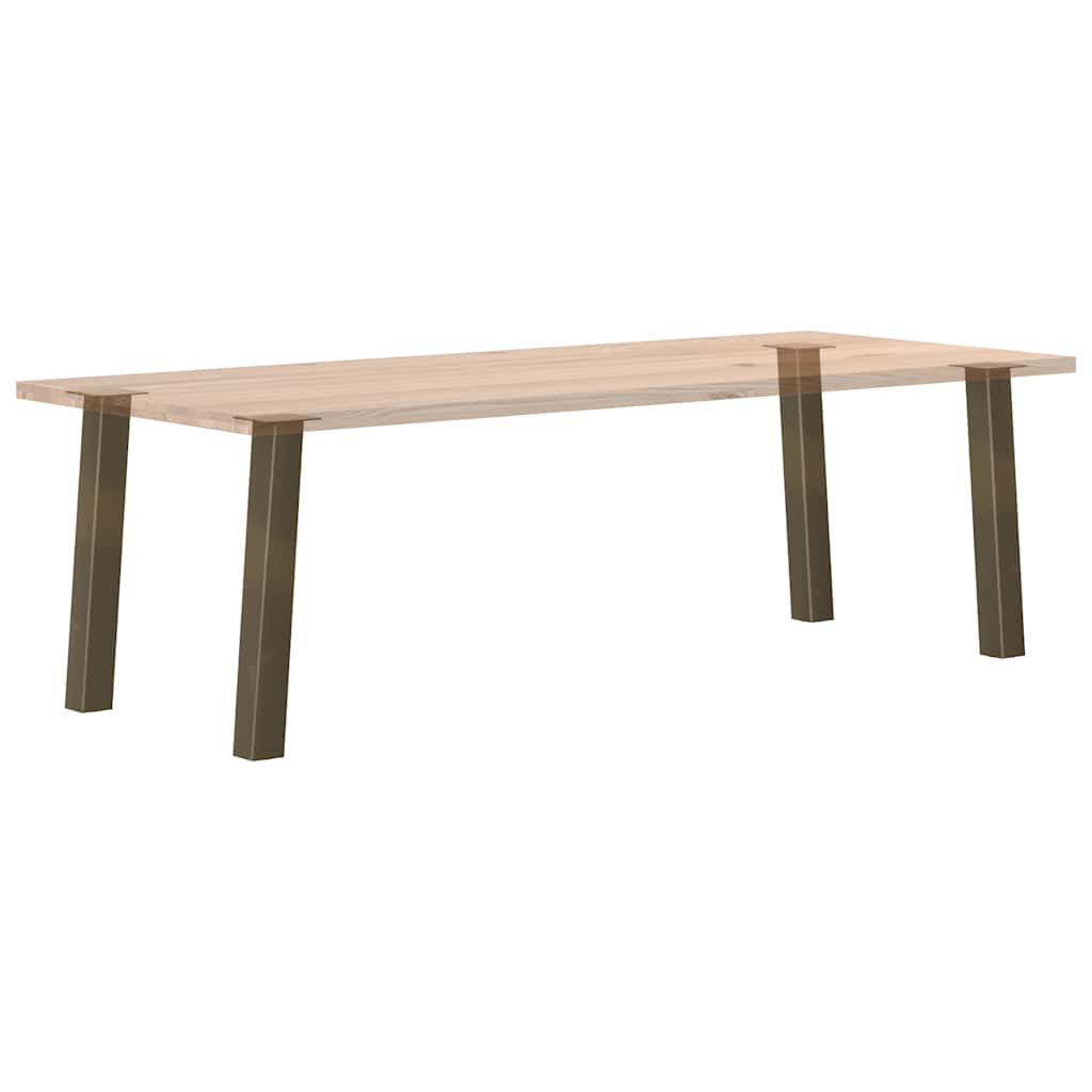vidaXL Konsolentischbeine 4 Stk. Naturstahl 72 cm Stahl