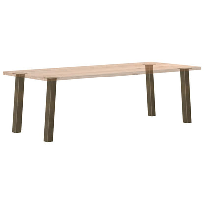 vidaXL Konsolentischbeine 4 Stk. Naturstahl 72 cm Stahl
