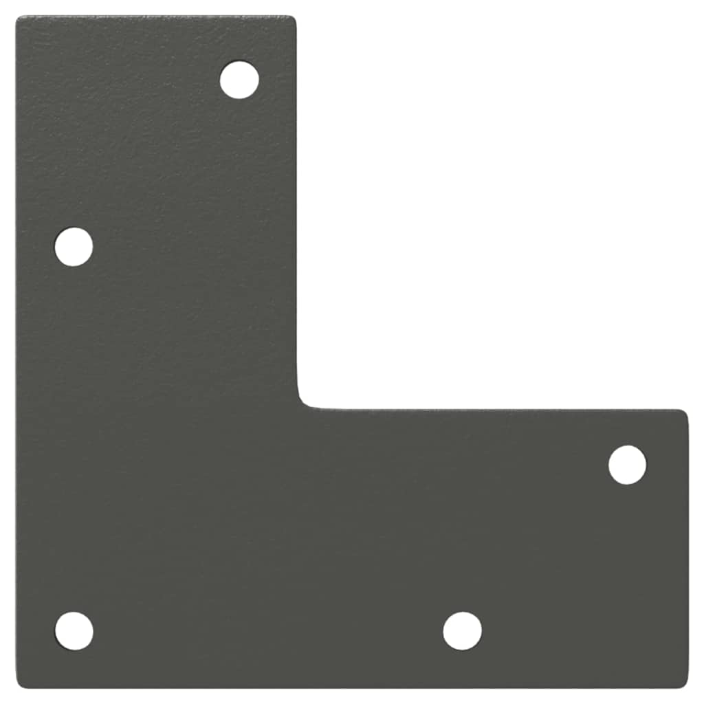 vidaXL Couchtischbeine Konische Form 4 Stk. Anthrazit 30-31 cm Stahl