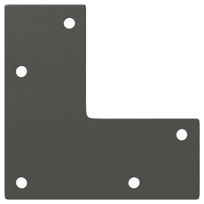 vidaXL Couchtischbeine Konische Form 4 Stk. Anthrazit 30-31 cm Stahl