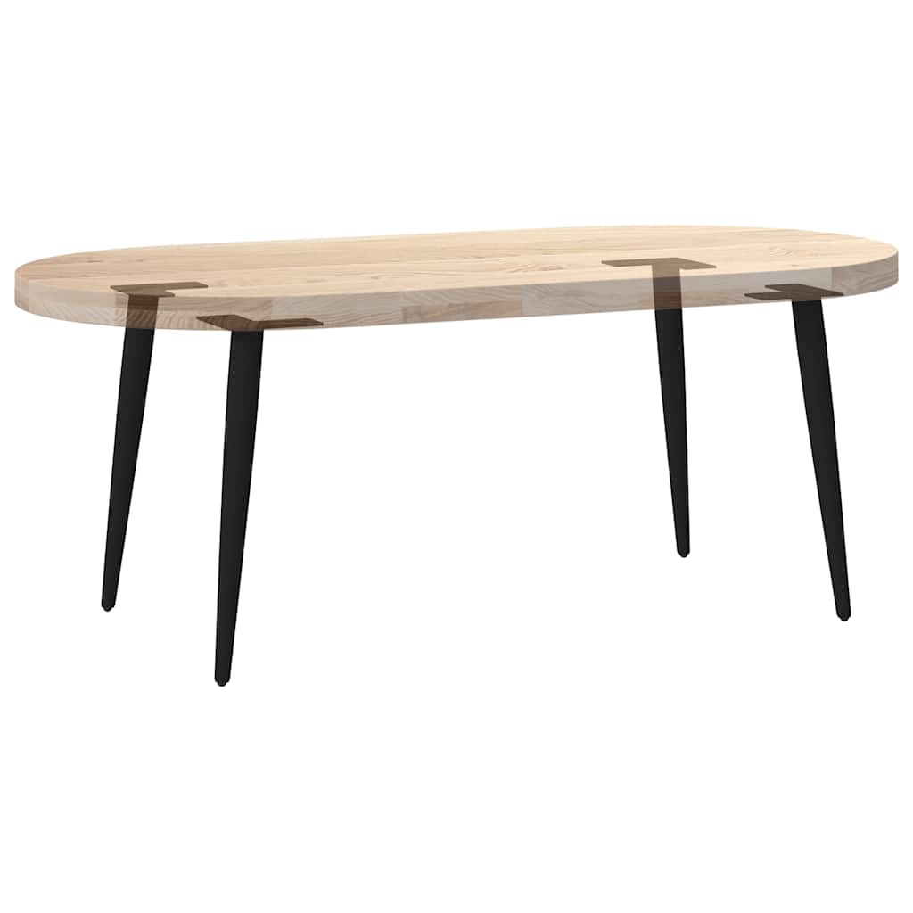 vidaXL Couchtischbeine Konische Form 4 Stk. Schwarz 42-43 cm Stahl