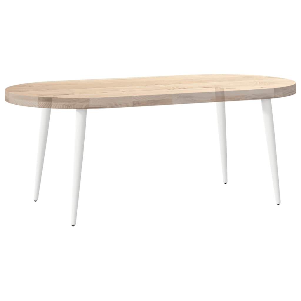 vidaXL Couchtischbeine Konische Form 4 Stk. Weiß 42-43 cm Stahl