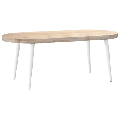 vidaXL Couchtischbeine Konische Form 4 Stk. Weiß 42-43 cm Stahl