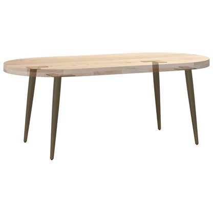 vidaXL Pieds de table basse coniques 4 pièces Acier naturel 42-43 cm Acier