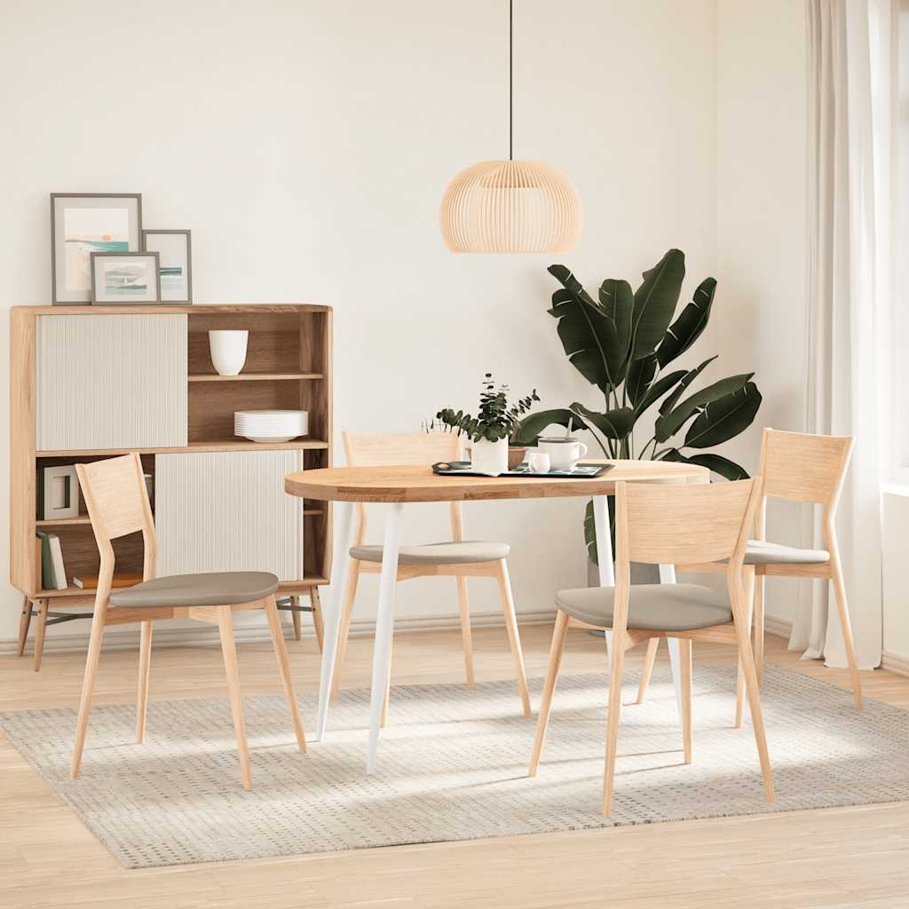 vidaXL Konsolentischbeine Konische Form 4 Stk. Weiß 72-73 cm Stahl
