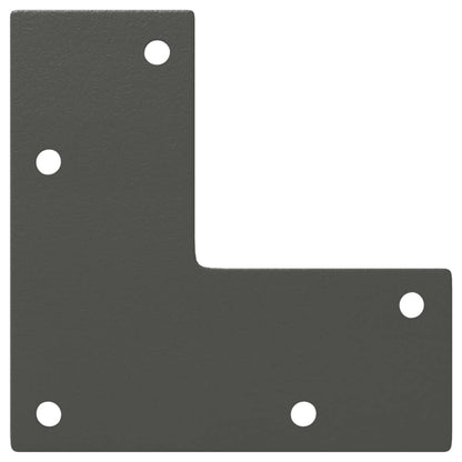 vidaXL Konsolentischbeine Konische Form 4 Stk. Anthrazit 72-73 cm Stahl