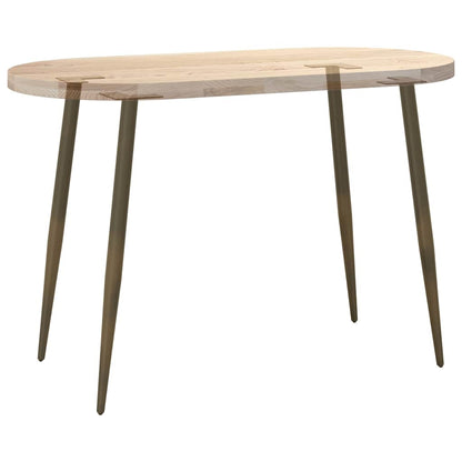 vidaXL Konsolentisch Beine Konische Form 4 Stück Naturstahl 72-73cm Stahl