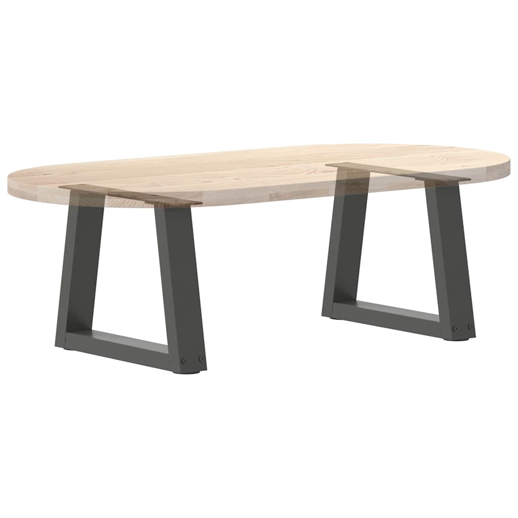 vidaXL Couchtischbeine V-Form 2 Stück Anthrazit 30x(30-31,3) cm Stahl