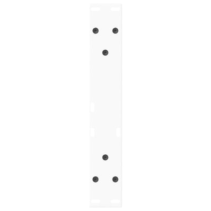 vidaXL Couchtischbeine V-Form 2 Stück Weiß 40x(30-31,3) cm Stahl