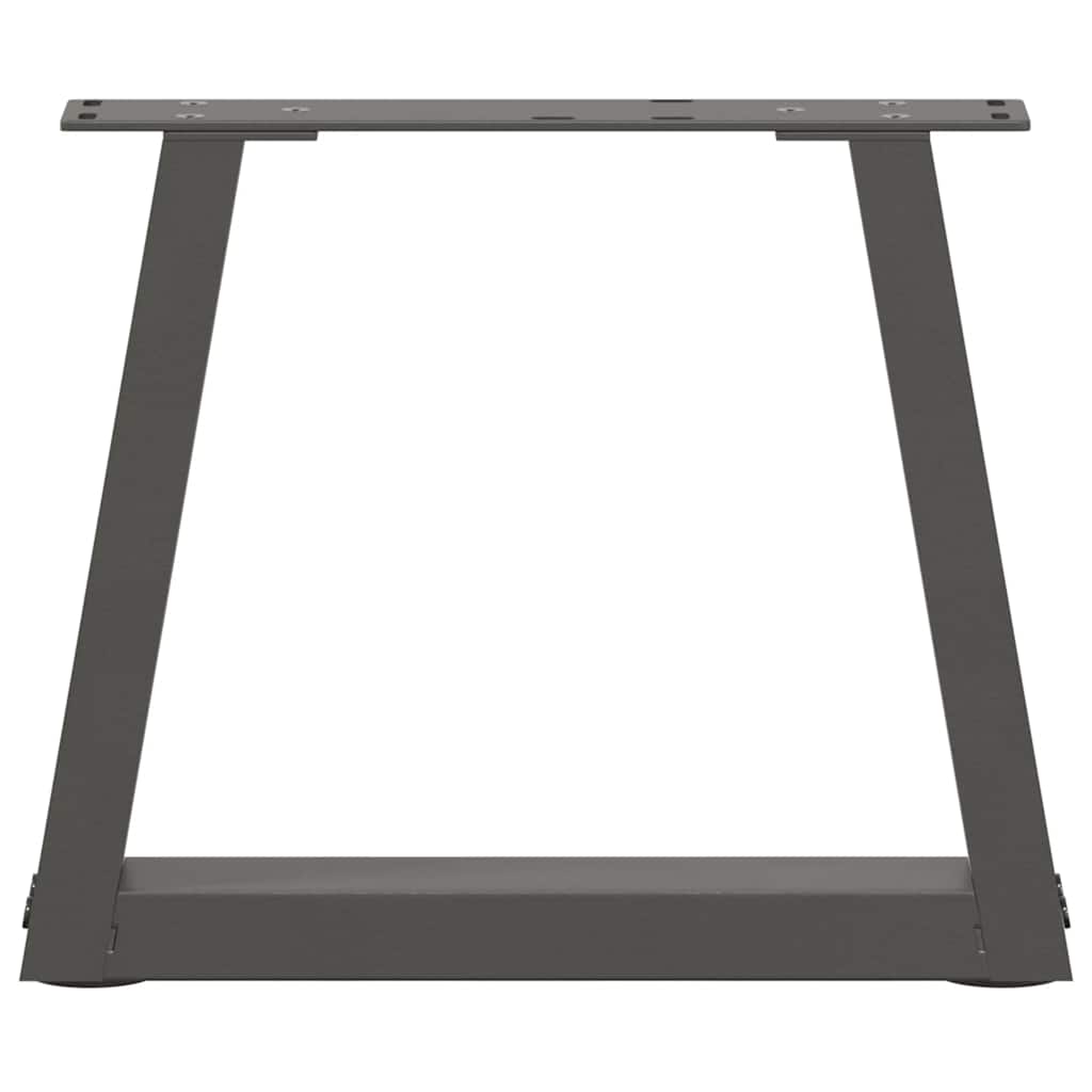 vidaXL Pieds de table basse en forme de V 2 pcs Anthracite 40x(30-31,3) cm Acier