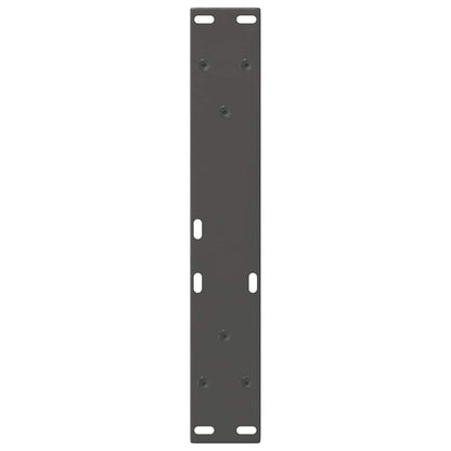 vidaXL Pieds de table basse en forme de V 2 pcs Anthracite 40x(30-31,3) cm Acier