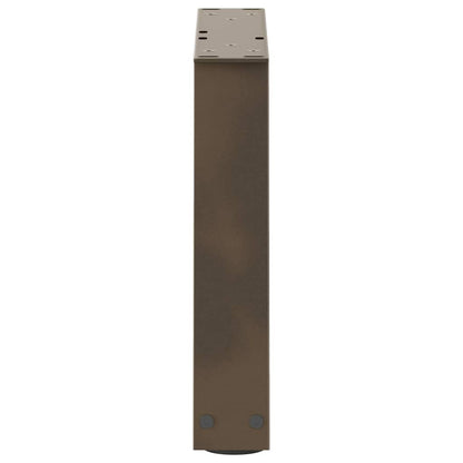 vidaXL Couchtischbeine V-Form 2 Stück Naturstahl 40x(30-31,3) cm Stahl