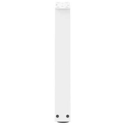 vidaXL Couchtischbeine V-Form 2 Stück Weiß 28x(42-43,3) cm Stahl
