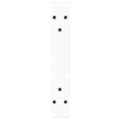 vidaXL Couchtischbeine V-Form 2 Stück Weiß 28x(42-43,3) cm Stahl