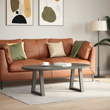 vidaXL Couchtischbeine V-Form 2 Stück Anthrazit 38x(42-43,3) cm Stahl